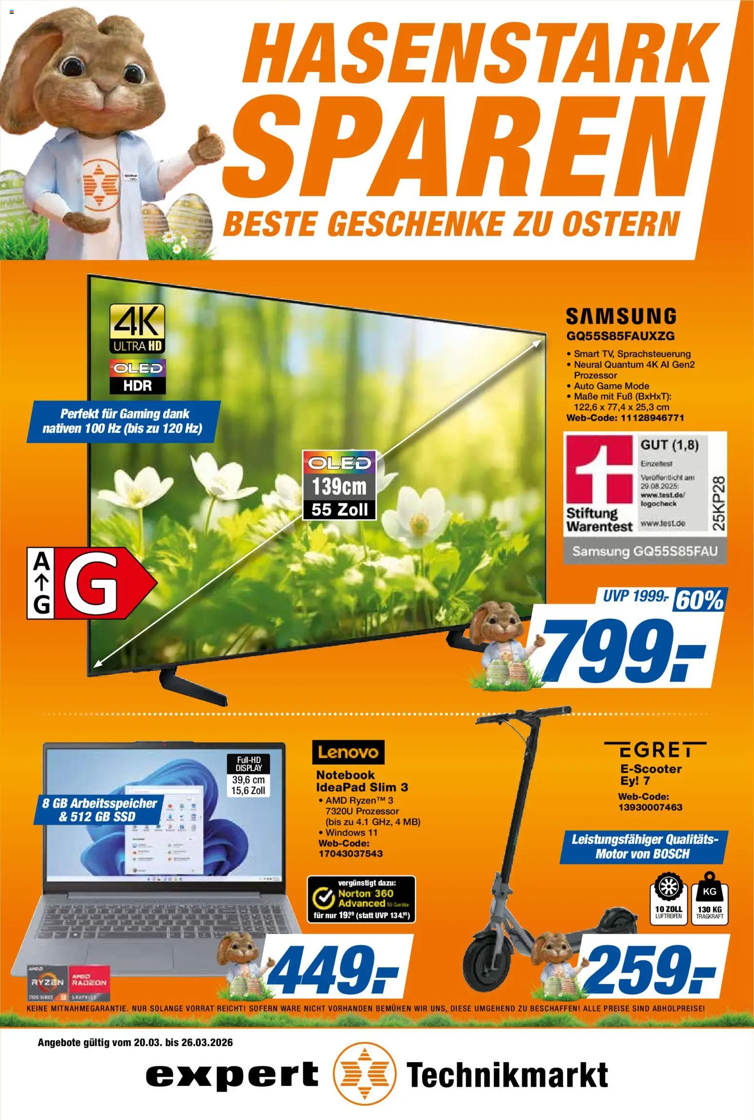 Vorschau von dem Prospekt des Geschäftes Expert, gültig ab dem 20.03.2026