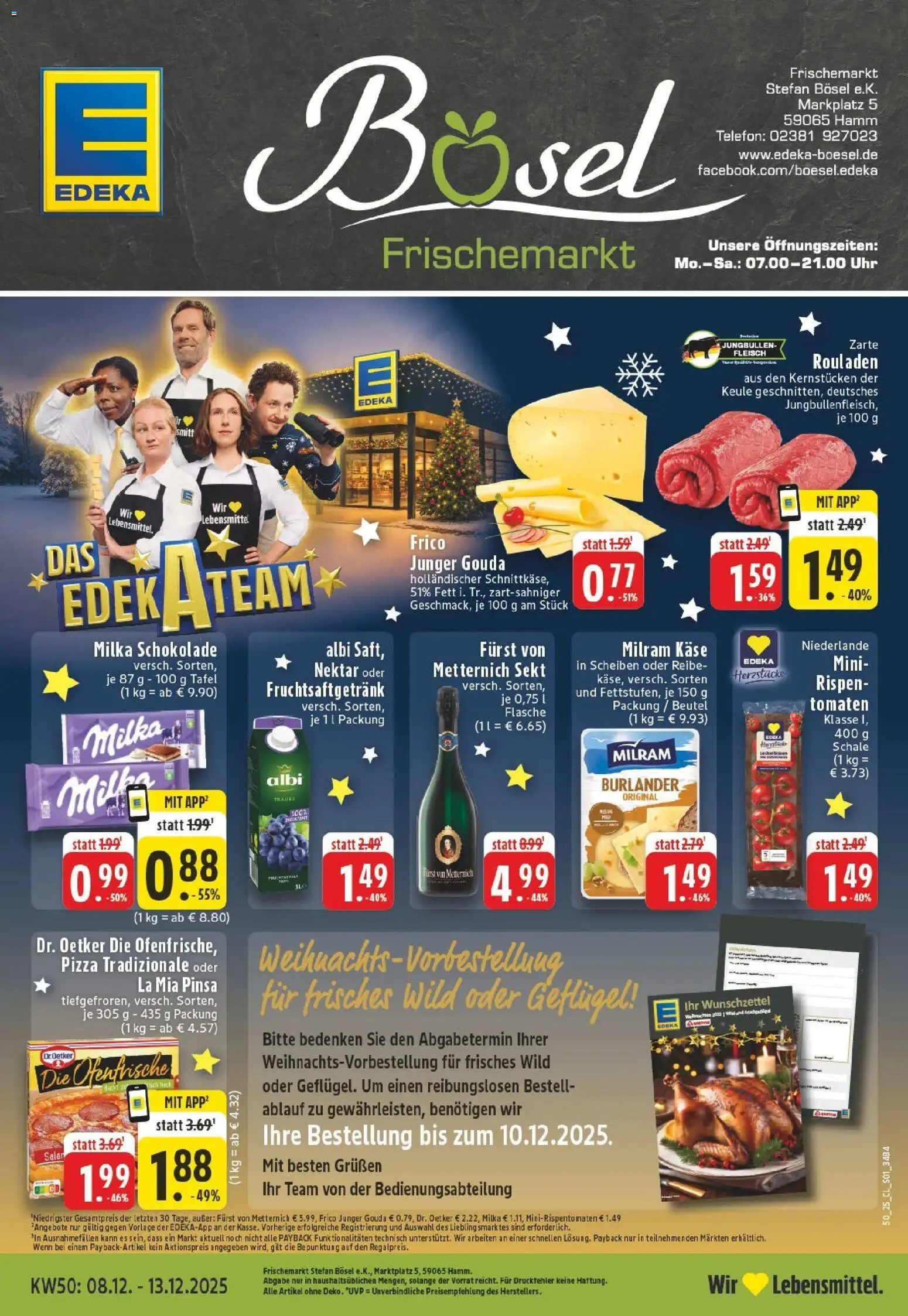 Vorschau von dem Prospekt des Geschäftes Edeka, gültig ab dem 07.12.2025