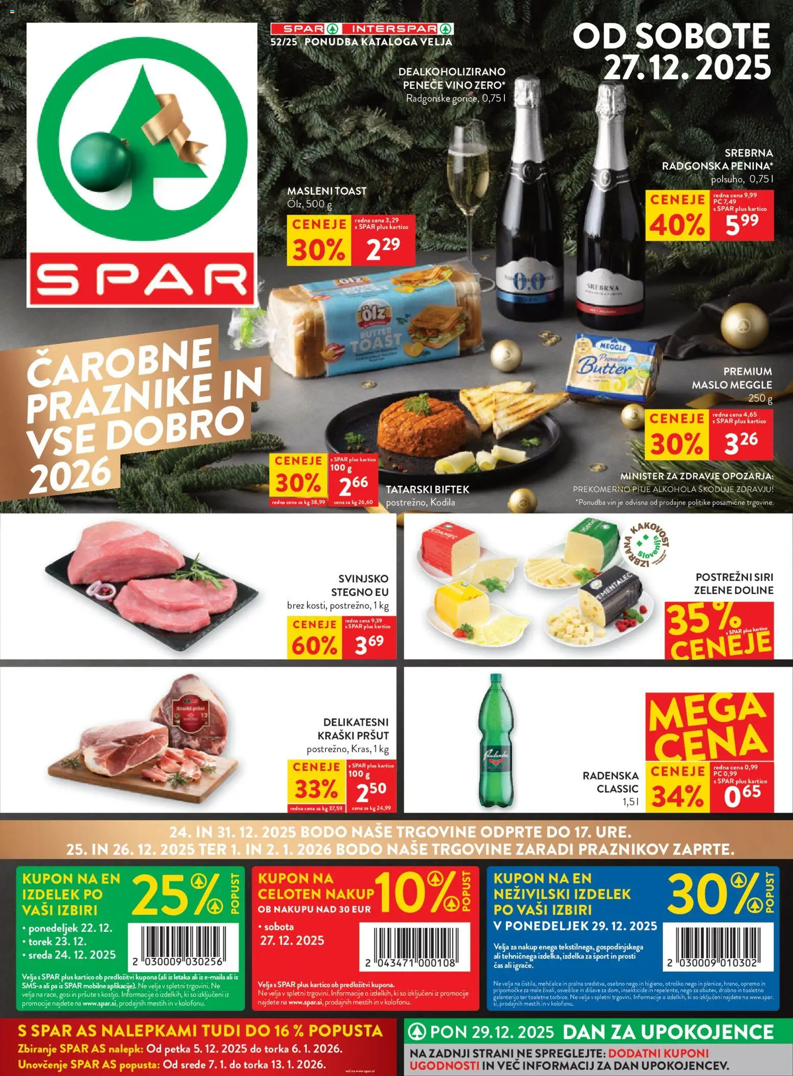 Predogled kataloga iz trgovine Spar veljaven od 27.12.2025