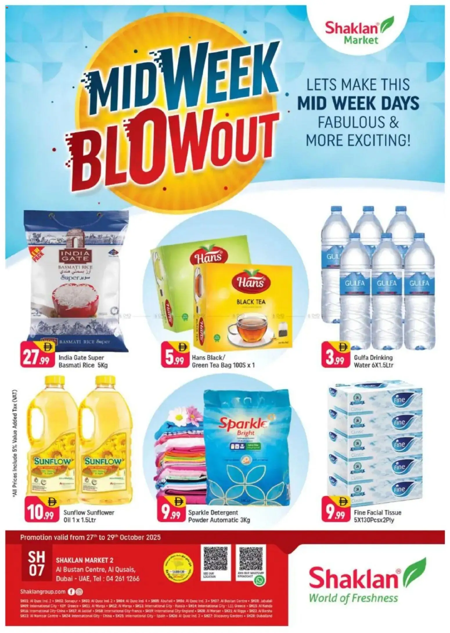 Preview of the catalogue Midweek Blow Out - Al Bustan Centre, Al Qusais of store Shaklan valid from 27 Oct, 2025
