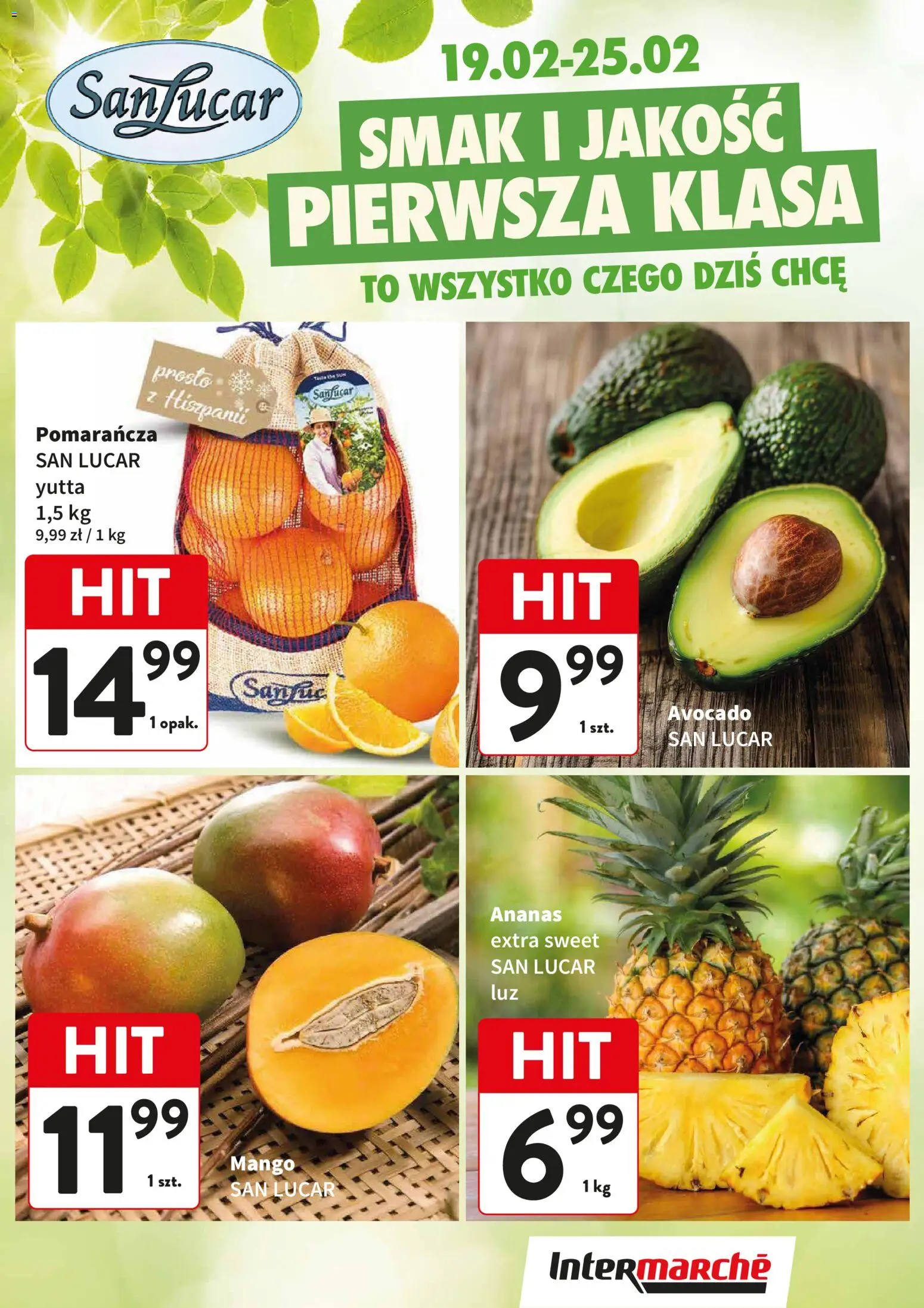 Pogląd gazetki "Świeży Hit" ze sklepu Intermarche ważnej od 19.02.2026