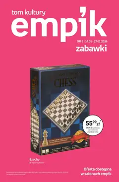 Pogląd gazetki "Tom kultury - Zabawki" ze sklepu Empik ważnej od 14.01.2026