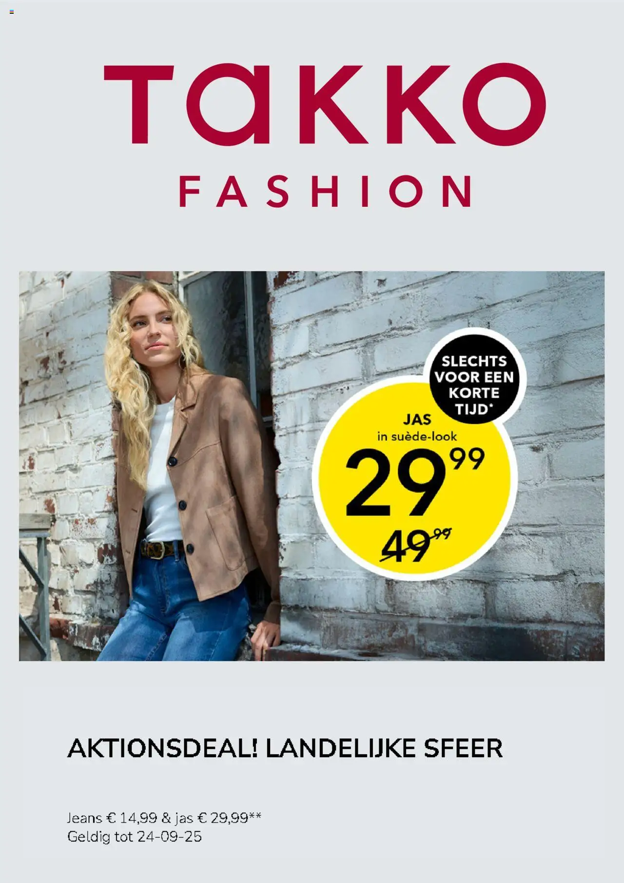 Takko shop Folder geldig vanaf 19-09-2025 - Paginanummer 1