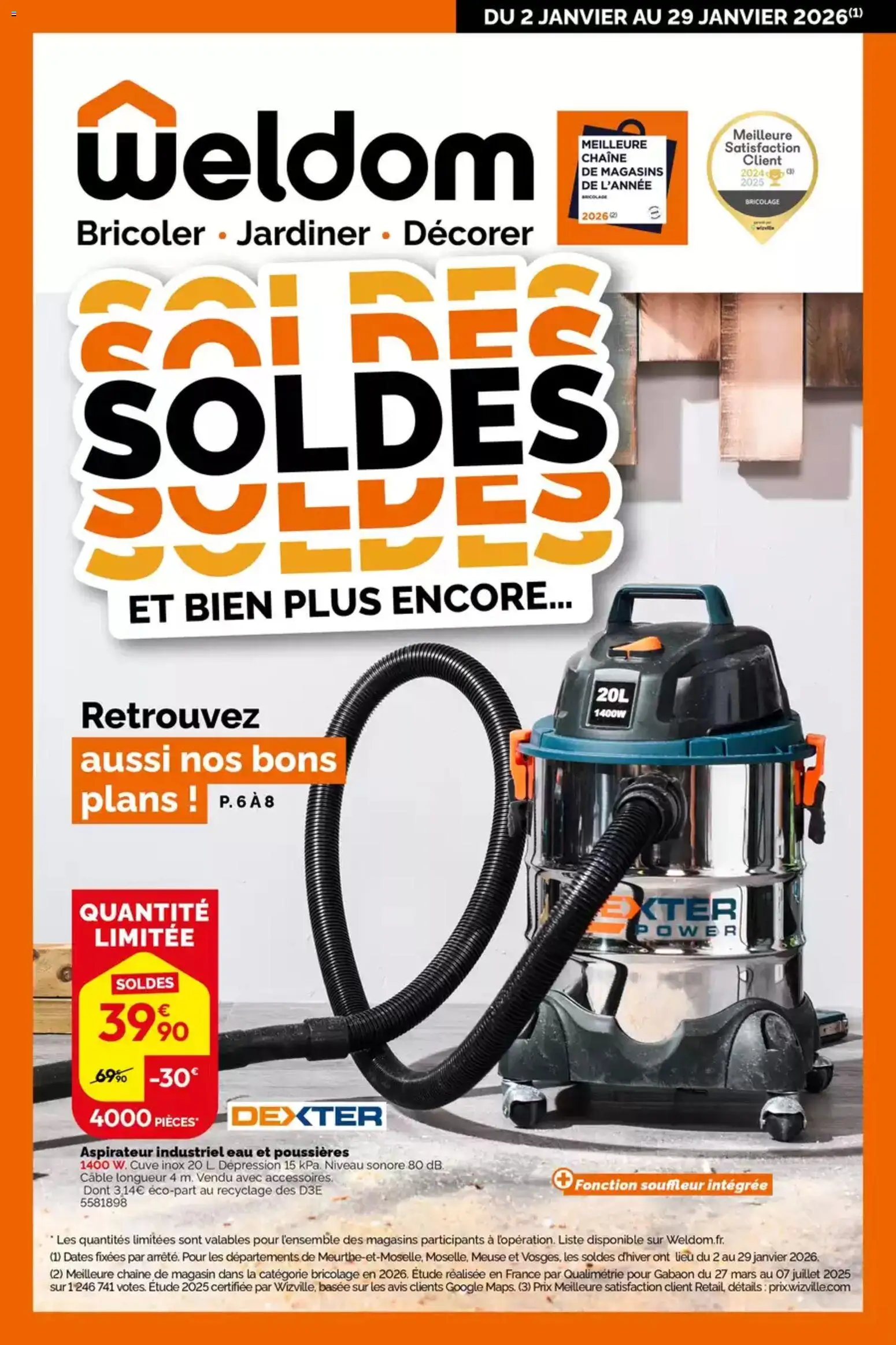 Prévisualisation de Catalogue du magasin Weldom formulaire valide 02/01/2026