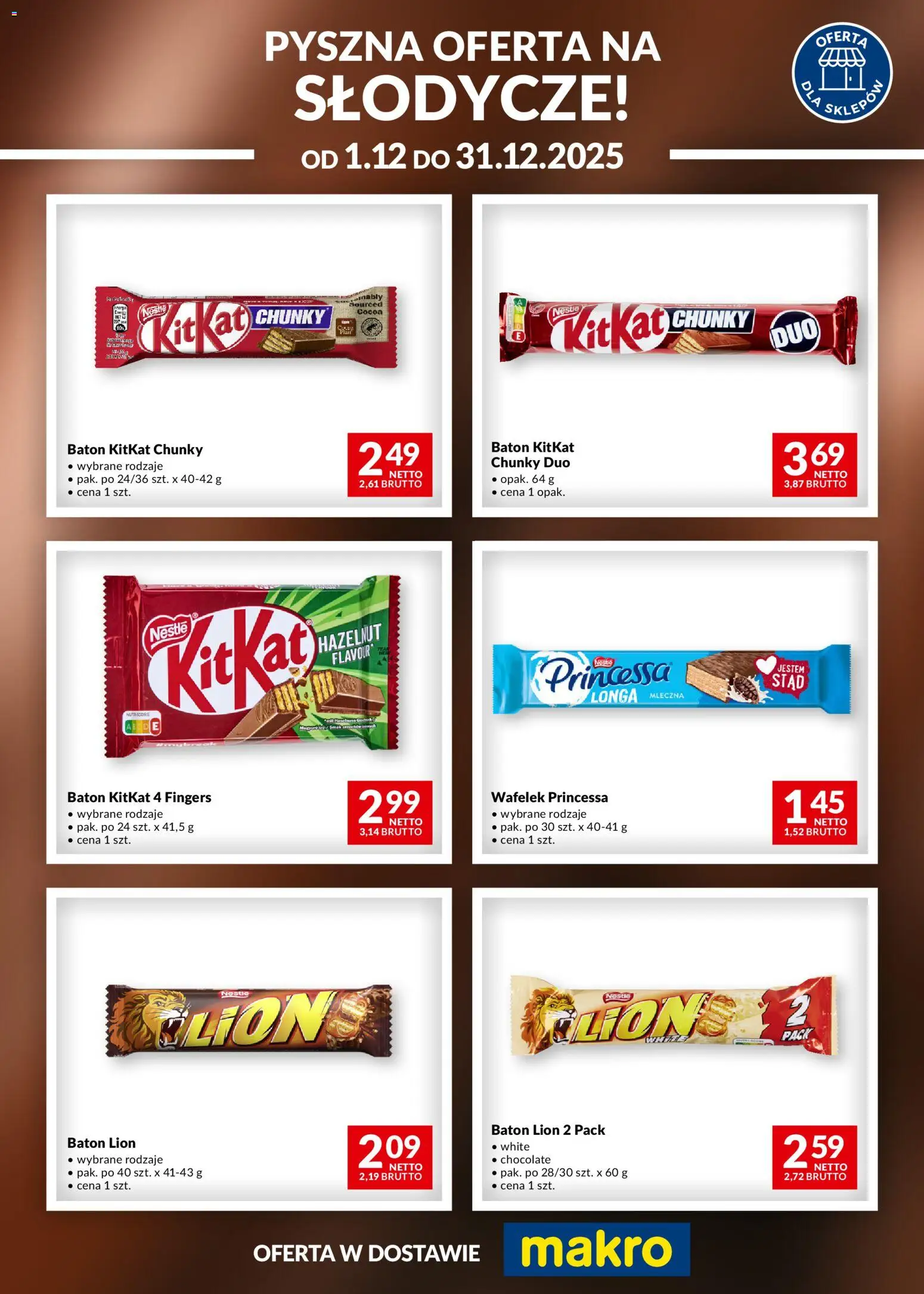 Pogląd gazetki "Nestle" ze sklepu Makro ważnej od 01.12.2025