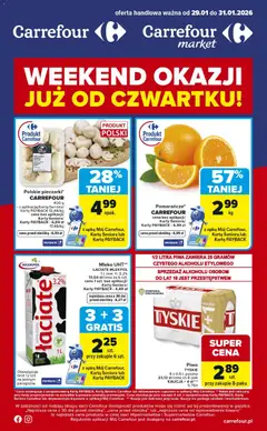 Pogląd gazetki "Weekend okazji" ze sklepu Carrefour ważnej od 29.01.2026