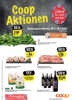 Vorschau des Merkblatts Coop aktionen vom Shop Coop gültig von 26.03.2026 bis 30.03.2026