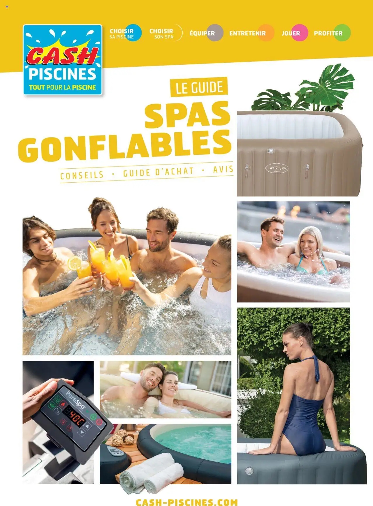 Guide spas gonflables de la boutique Cash Piscines valable du 01/03/2024 - Page numéro 1