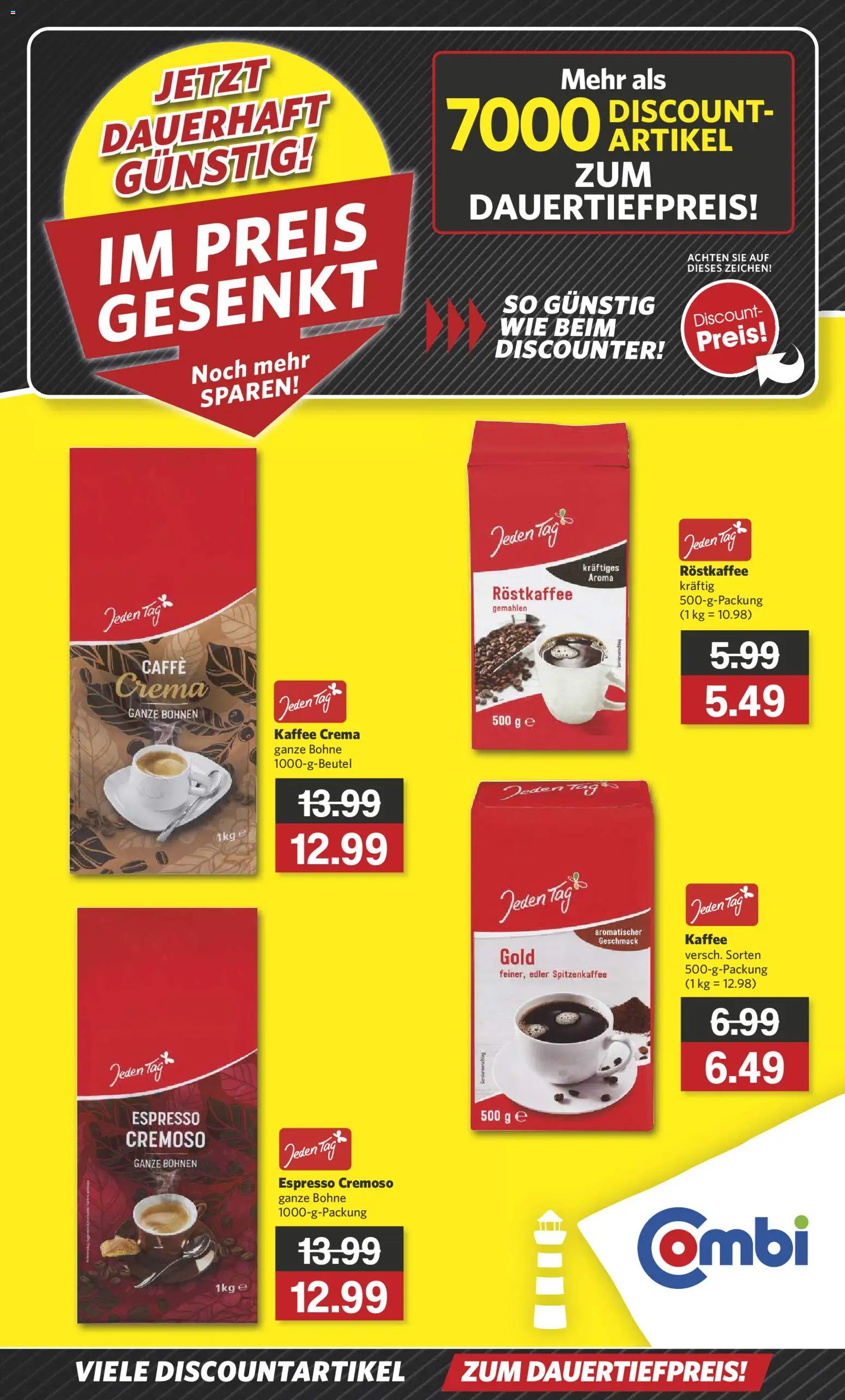 Combi Jetzt Dauerhaft Günstig (vom 25.10.2025 - 01.11.2025)