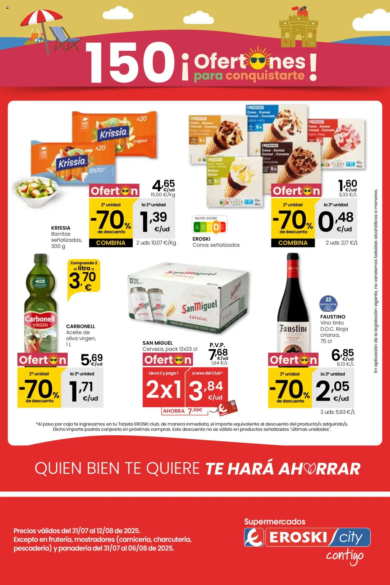 Folleto Eroski del 31/07/2025 - 12/08/2025 > Supermercados