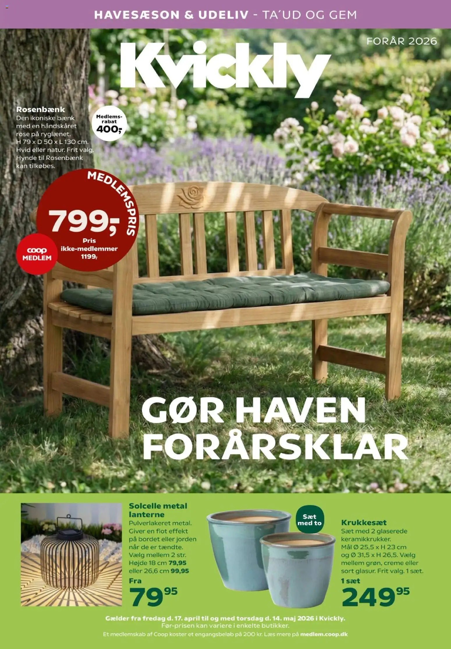 Eksempel på tilbudsavis Kvickly - Have katalog fra butik Kvickly gyldig fra 17/04/2026