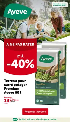 Voorbeeld van Aveve Publicité van winkel Aveve geldig vanaf 11/03/2026