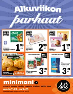 Kaupan Minimani Minimani tarjoukset esikatselu, voimassa 02/03/2026