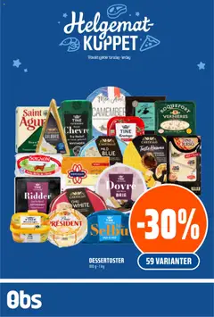Forhåndsvis Helgemat Kuppet fra butikk Coop Obs gyldig fra 16/10/2025