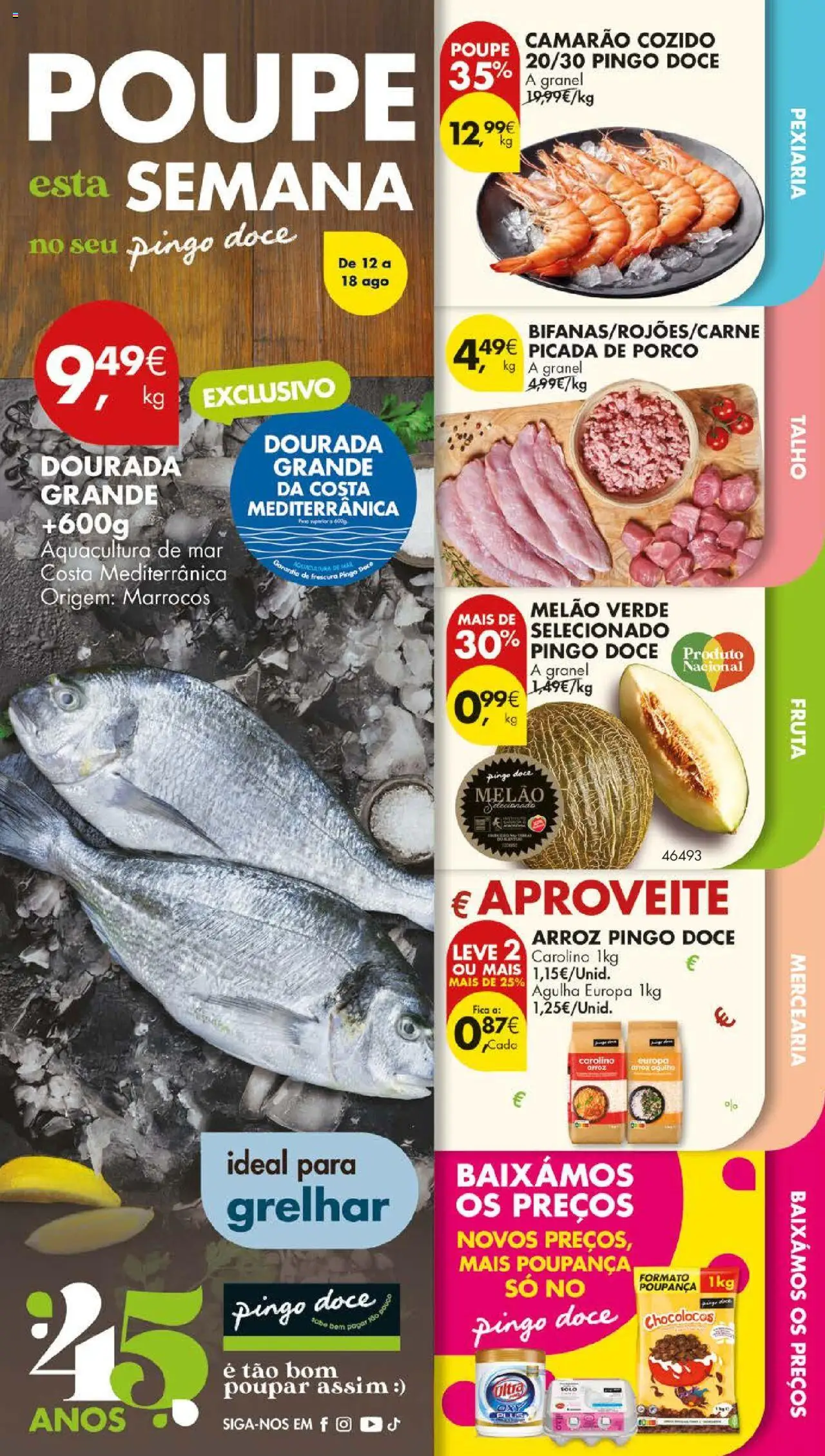 Pingo Doce Folheto de 12/08/2025 - catálogo esta semana - página 1