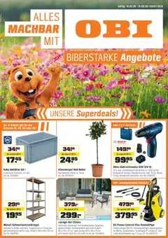 Vorschau des Merkblatts OBI aktionen vom Shop OBI gültig von 18.03.2026 bis 31.03.2026
