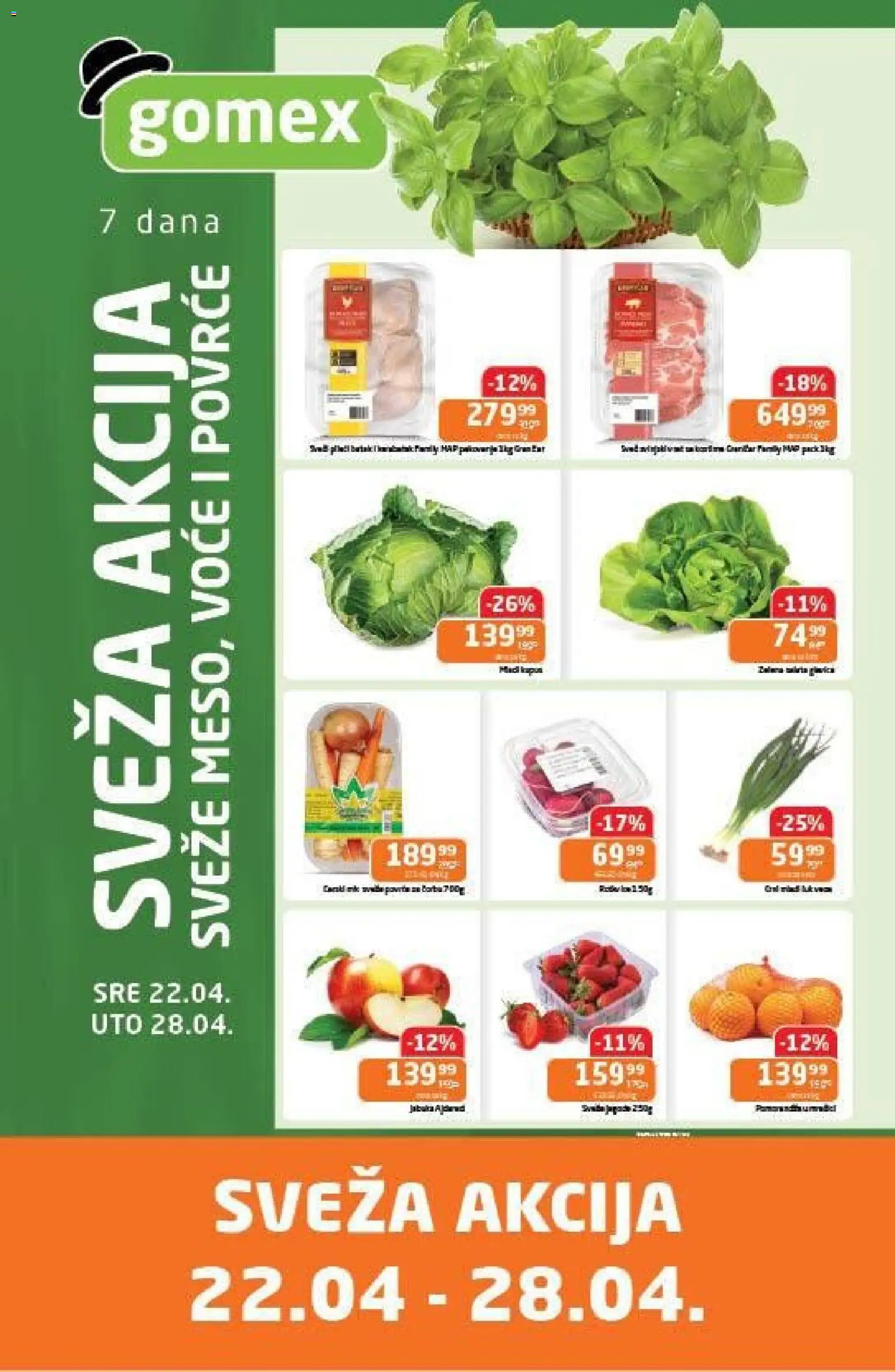 Pregled Gomex kataloga - važi od 22.04.2026