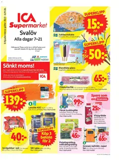 Förhandsgranska reklamblad Svalöv från butik ICA Supermarket gäller från 30/03/2026
