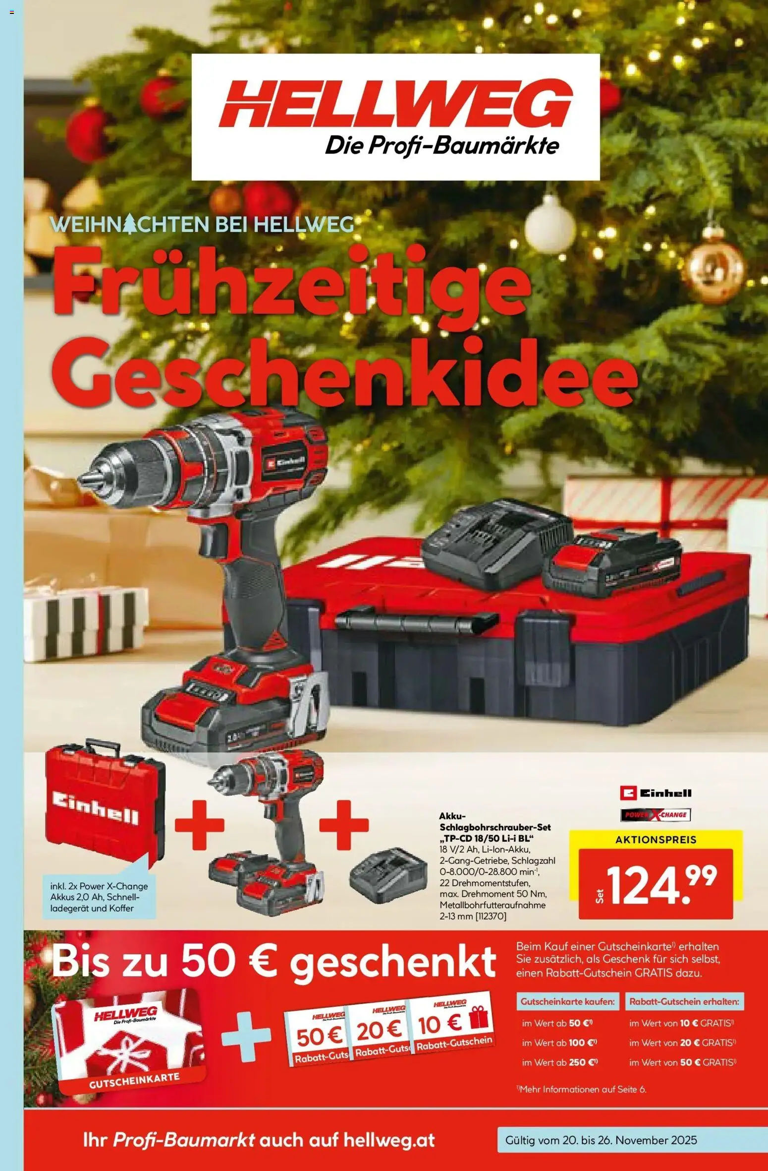 Vorschau der Angebote: HELLWEG Steindorf / Straßwalchen gültig ab 20.11.2025