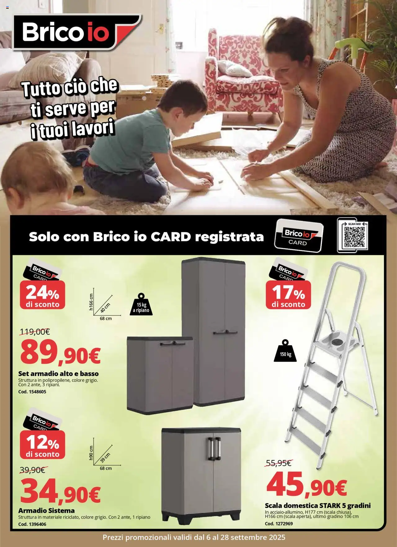 Volantino Brico io valido da 06/09/2025 numero di pagina 1