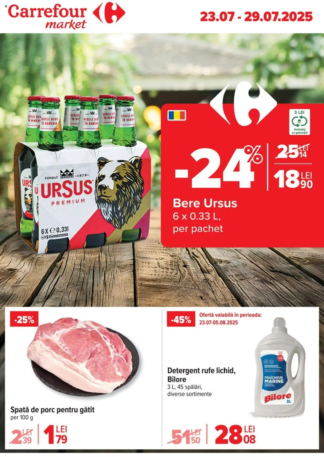 Catalog Carrefour 23.07.2025 - "Catalog - Market" - Pagină 1