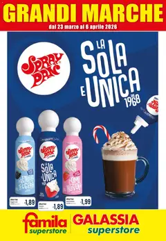 Anteprima dell'opuscolo Famila volantino Grandi Marche dal negozio Famila valido da 23/03/2026