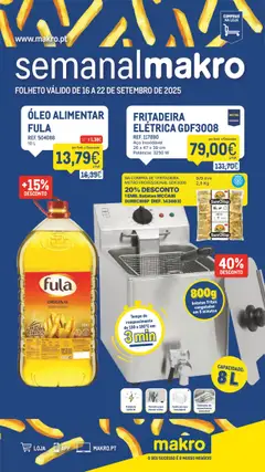 Pré-visualização do folheto da loja Makro válida a partir de 16/09/2025