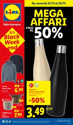 Anteprima dell'opuscolo Black Friday - Mega Affari dal negozio Lidl valido da 21/11/2025