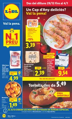 Vista previa del folleto de la tienda Lidl válido desde el 29/12/2025 