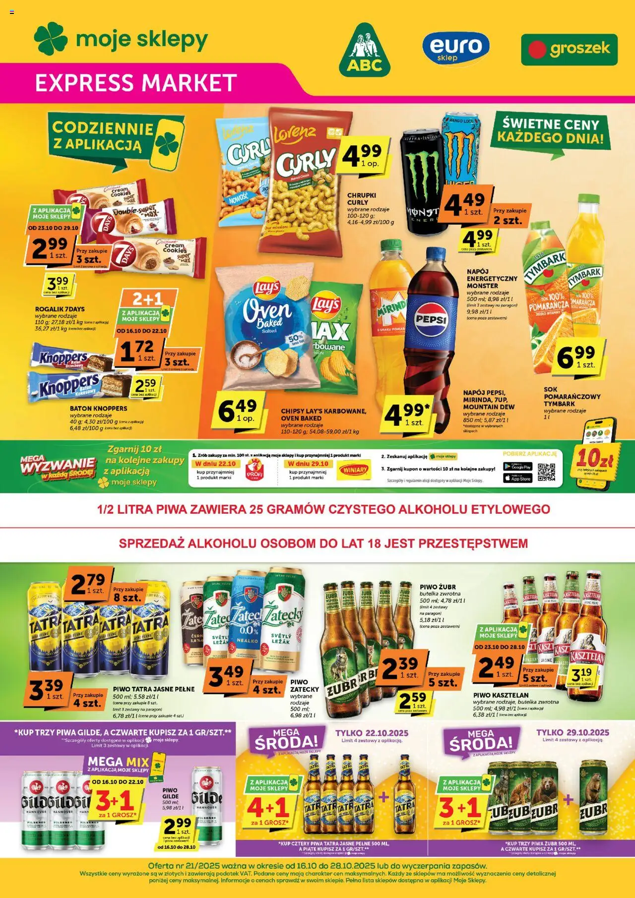 Groszek Expressmarket od 16.10.2025 - Nowa Gazetka - Numer strony 1