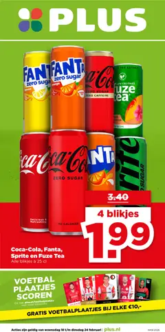 Voorbeeld van Folder week 8 van winkel Plus geldig vanaf 18-02-2026