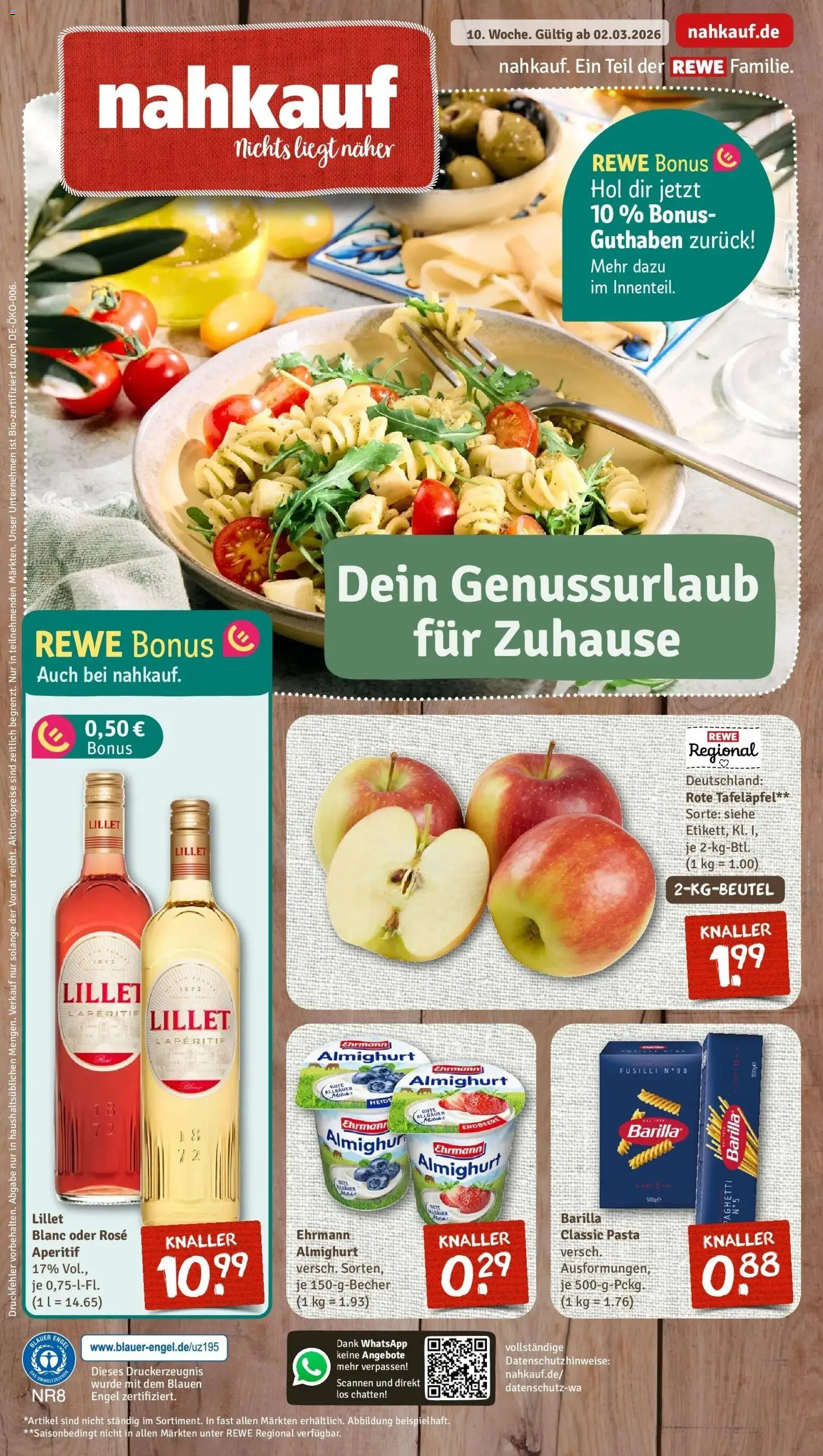 Vorschau von dem Prospekt des Geschäftes Rewe, gültig ab dem 02.03.2026