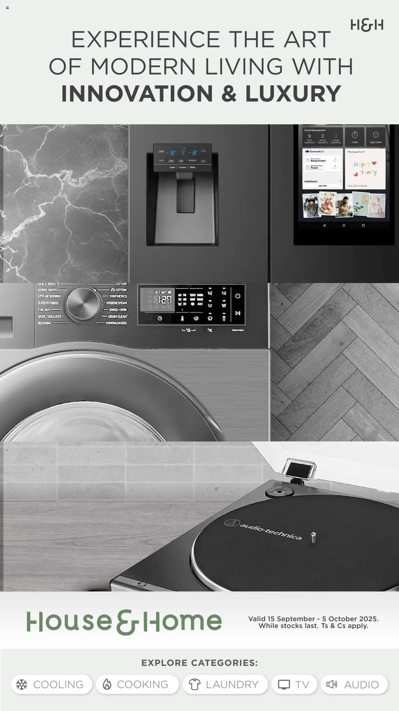 House and Home Experience the Art of Modern Living from 15/09 - 05/10/2025 > Promotions
