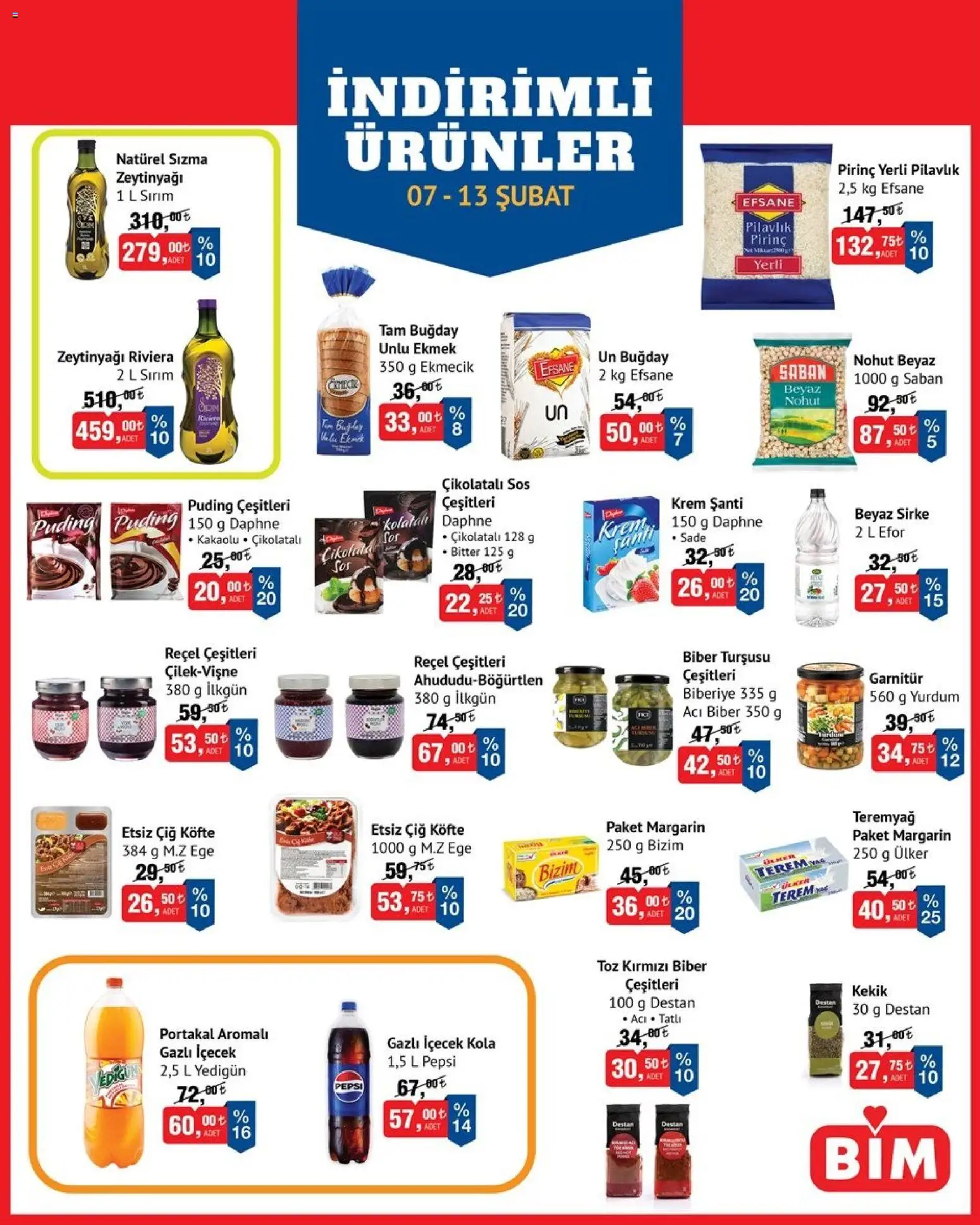 BİM İndirimli Ürünler 07.02.2026 - Broşürünün önizlemesi