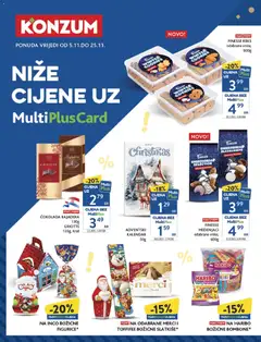 Konzum HR - MultiPlusCard blagdanska ponuda megtekintése, amely érvényes 2025.11.05.-től