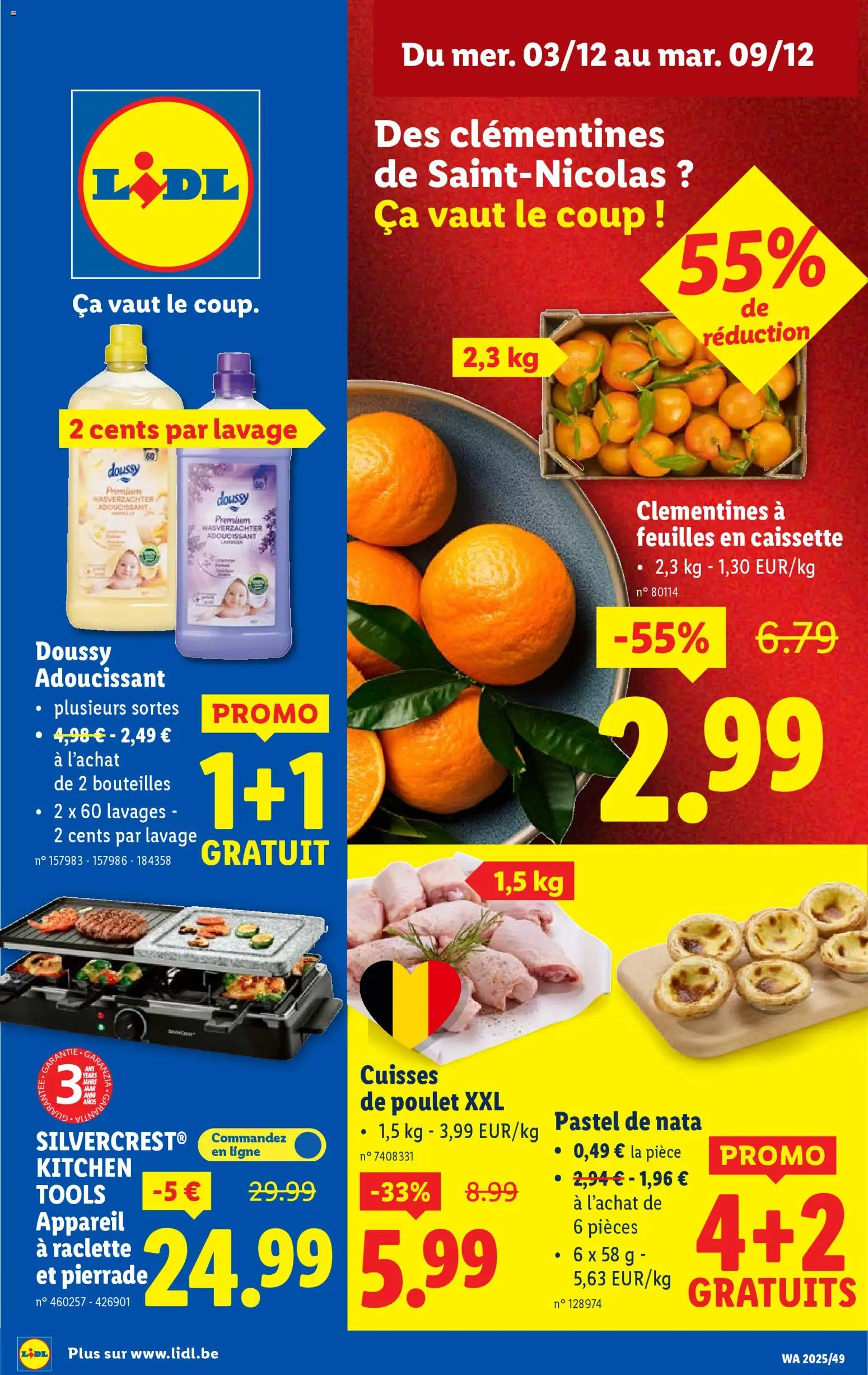 Voorbeeld van Folder de la semaine 49 van winkel Lidl geldig vanaf 03/12/2025