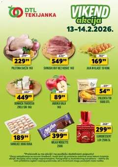 Pregled Tekijanka kataloga - važi od 13.02.2026