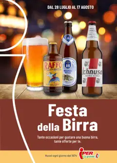 Anteprima dell'opuscolo Volantino Festa della Birra dal negozio Iper valido da 28/07/2025