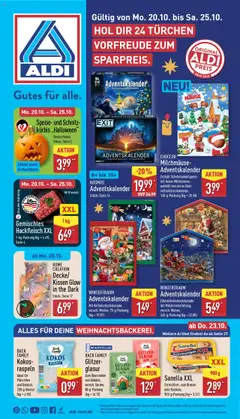 Vorschau von dem Prospekt des Geschäftes Aldi, gültig ab dem 20.10.2025