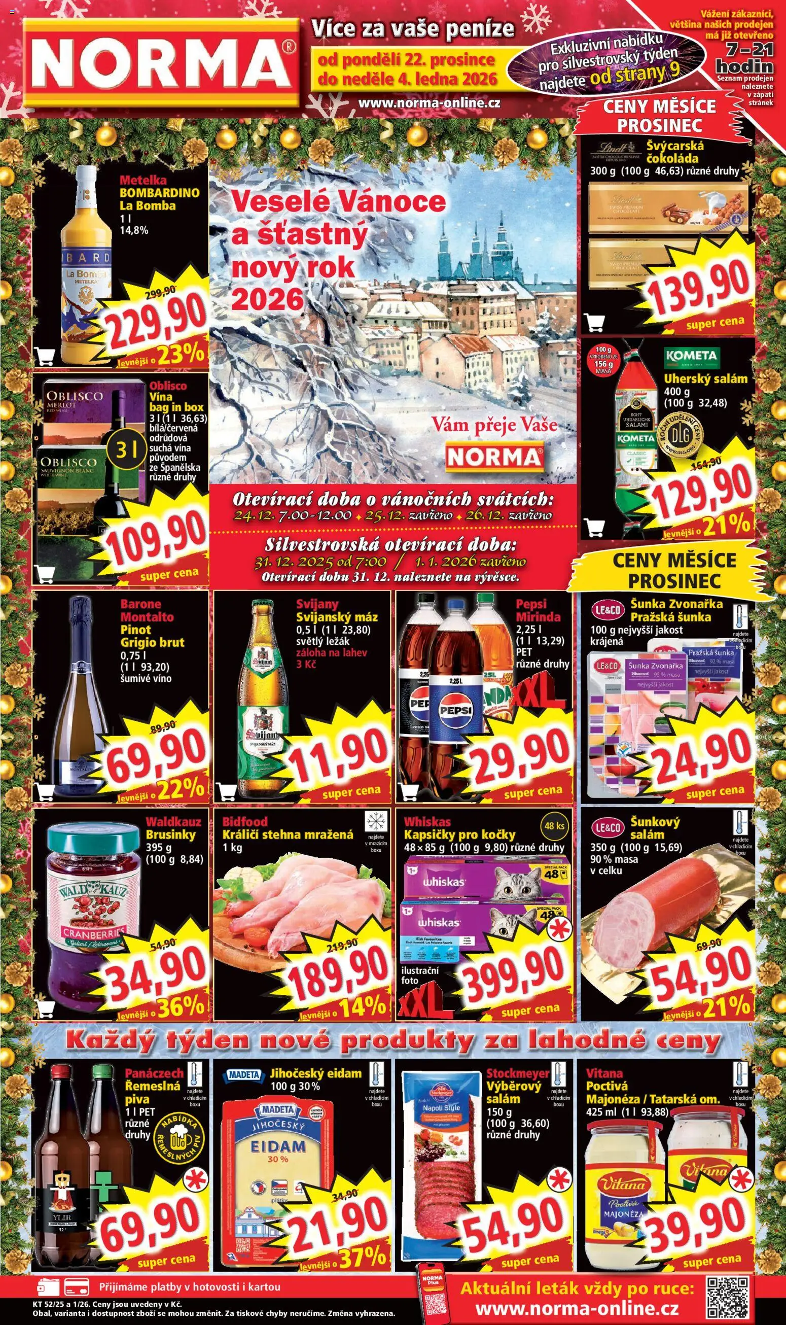 Náhled nabídky: Norma Leták platný od 22.12.2025