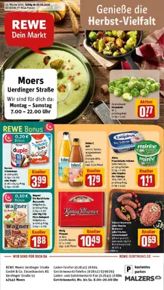 Vorschau von dem Prospekt des Geschäftes Rewe, gültig ab dem 19.10.2025
