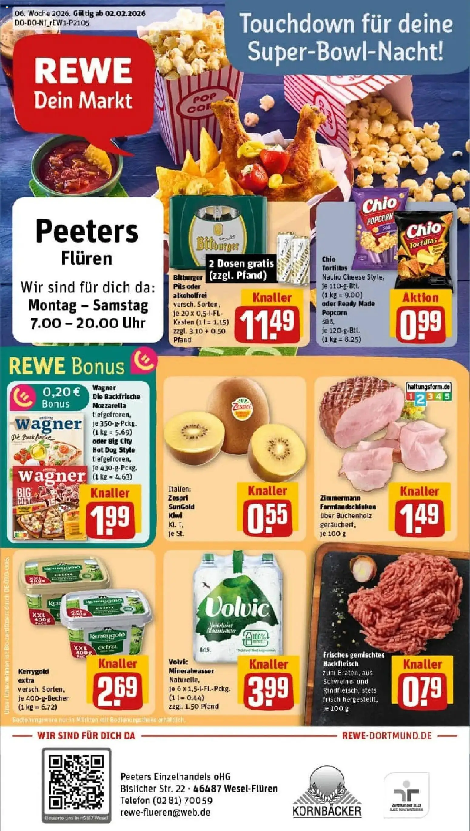 Vorschau von dem Prospekt des Geschäftes Rewe, gültig ab dem 02.02.2026