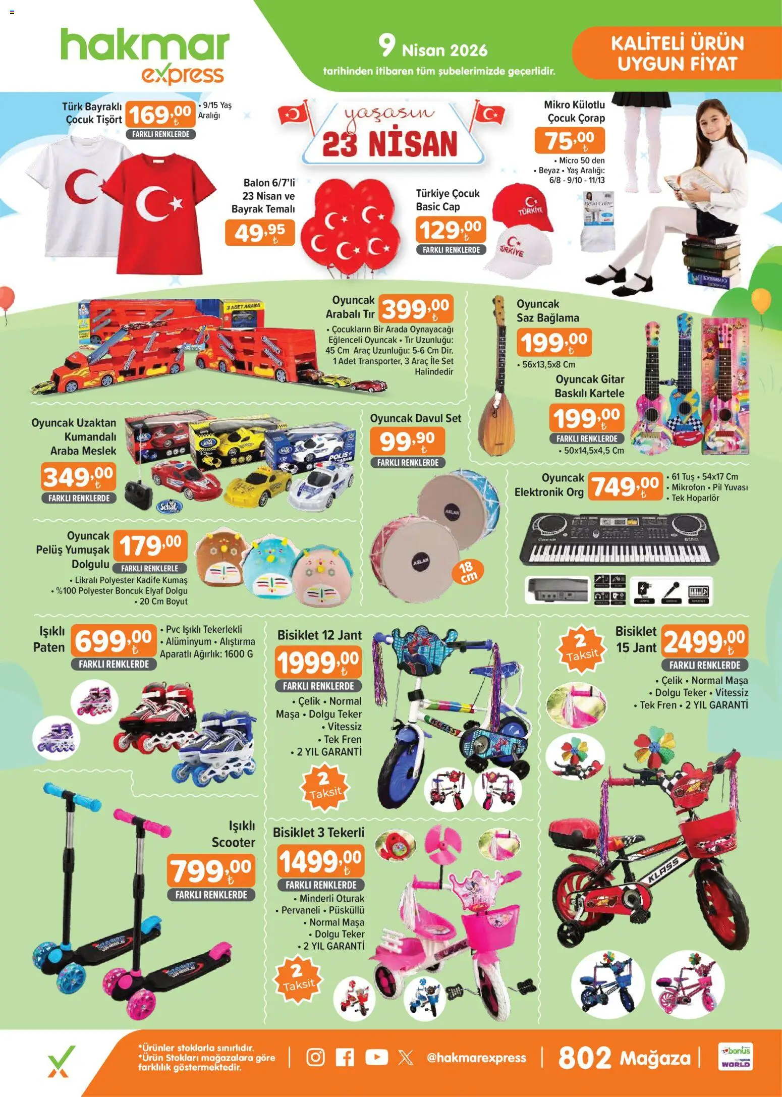 Hakmar Express Hakmar Express - Perşembe Aktüel Ürünler 09.04.2026 - Broşürünün önizlemesi