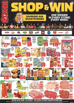 Preview of Boxer flyer valid from 23/10/2025