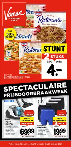 Voorbeeld van Folder van winkel Vomar geldig vanaf 19-10-2025