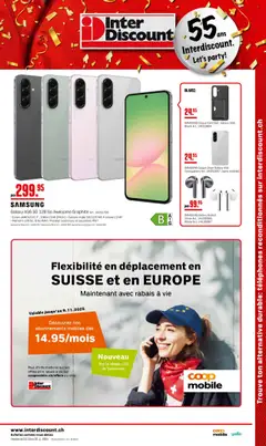 Vorschau des Merkblatts Aktionen Mobile FR vom Shop Interdiscount gültig von 20.10.2025 bis 09.11.2025