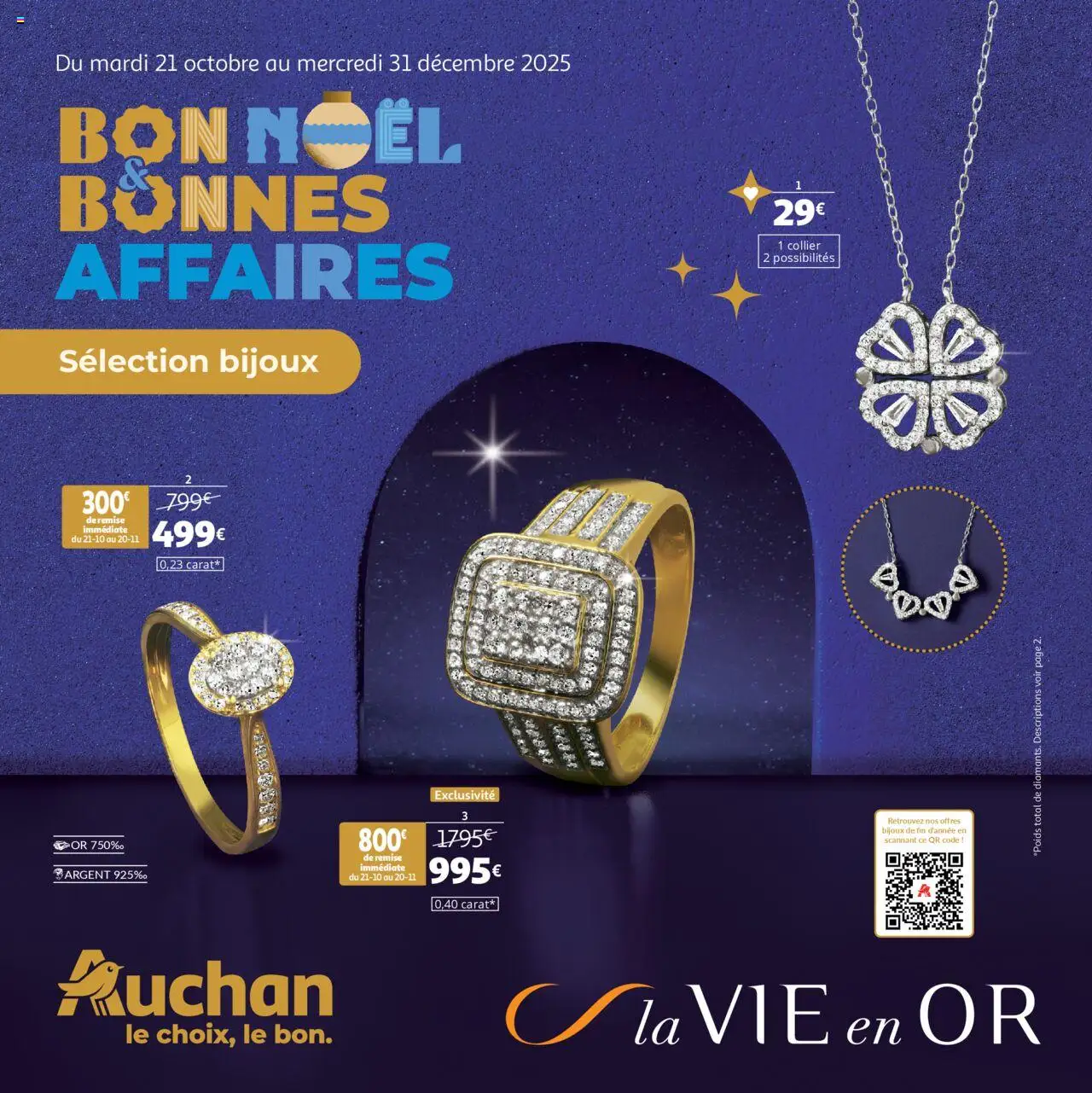 Bon Noël et bonnes affaires de la boutique Auchan valable du 21/10/2025 - Page numéro 1