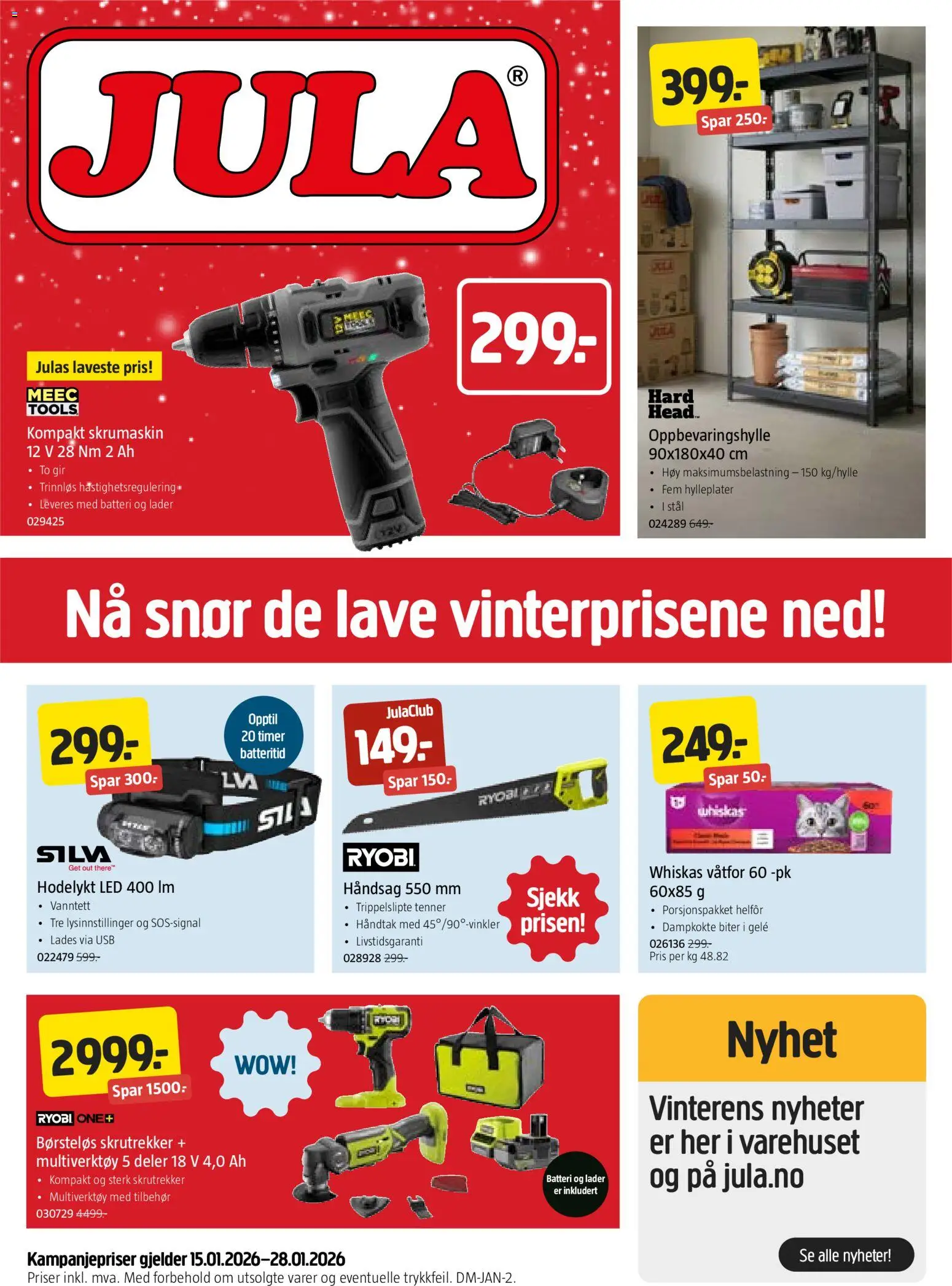 Forhåndsvis Kundeavis fra butikk Jula gyldig fra 15/01/2026