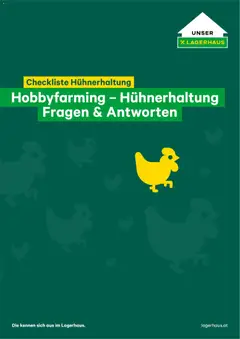 Vorschau der Angebote: Lagerhaus Checkliste Hobbyfarming Huehnerhaltung gültig ab 12.11.2025