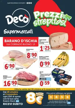 Anteprima dell'opuscolo Volantino Supermercati - Barano d'Ischia dal negozio Decò valido da 28/10/2025